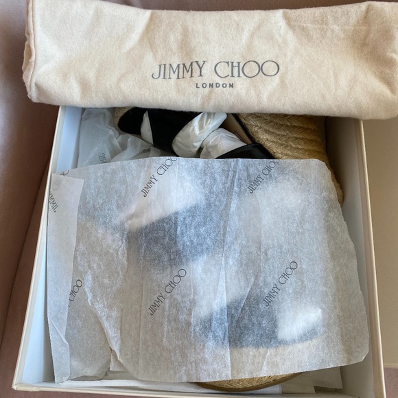 Jimmy Choo Black Patent Leather Sandal - Picture 10 of 11